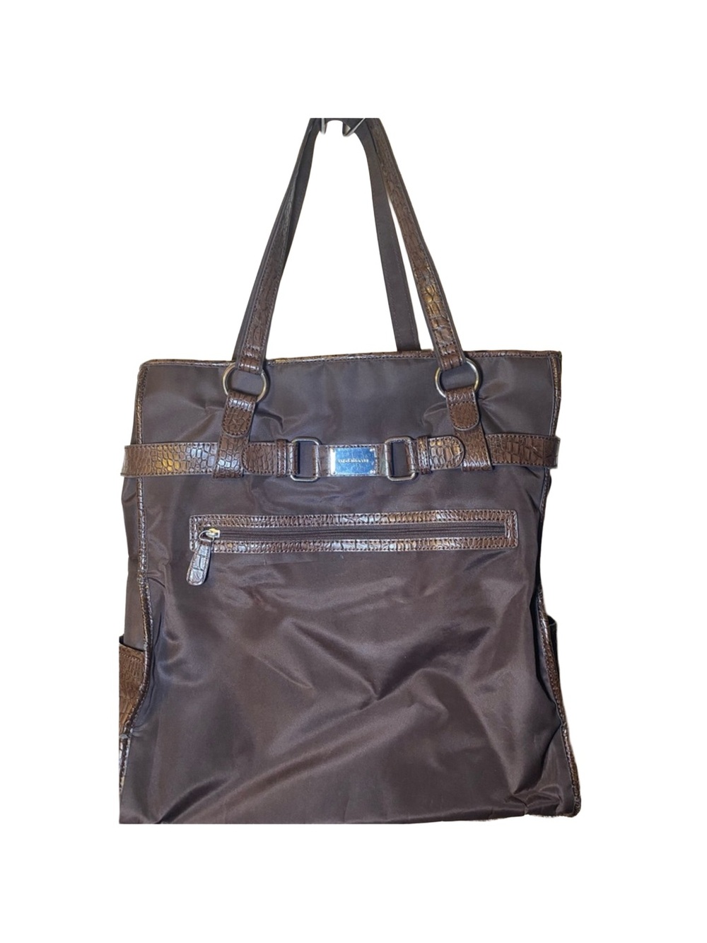 Vintage Liz Claiborne Large Chestnut Brown Soft‎ Leather Shoulder Tote Bag